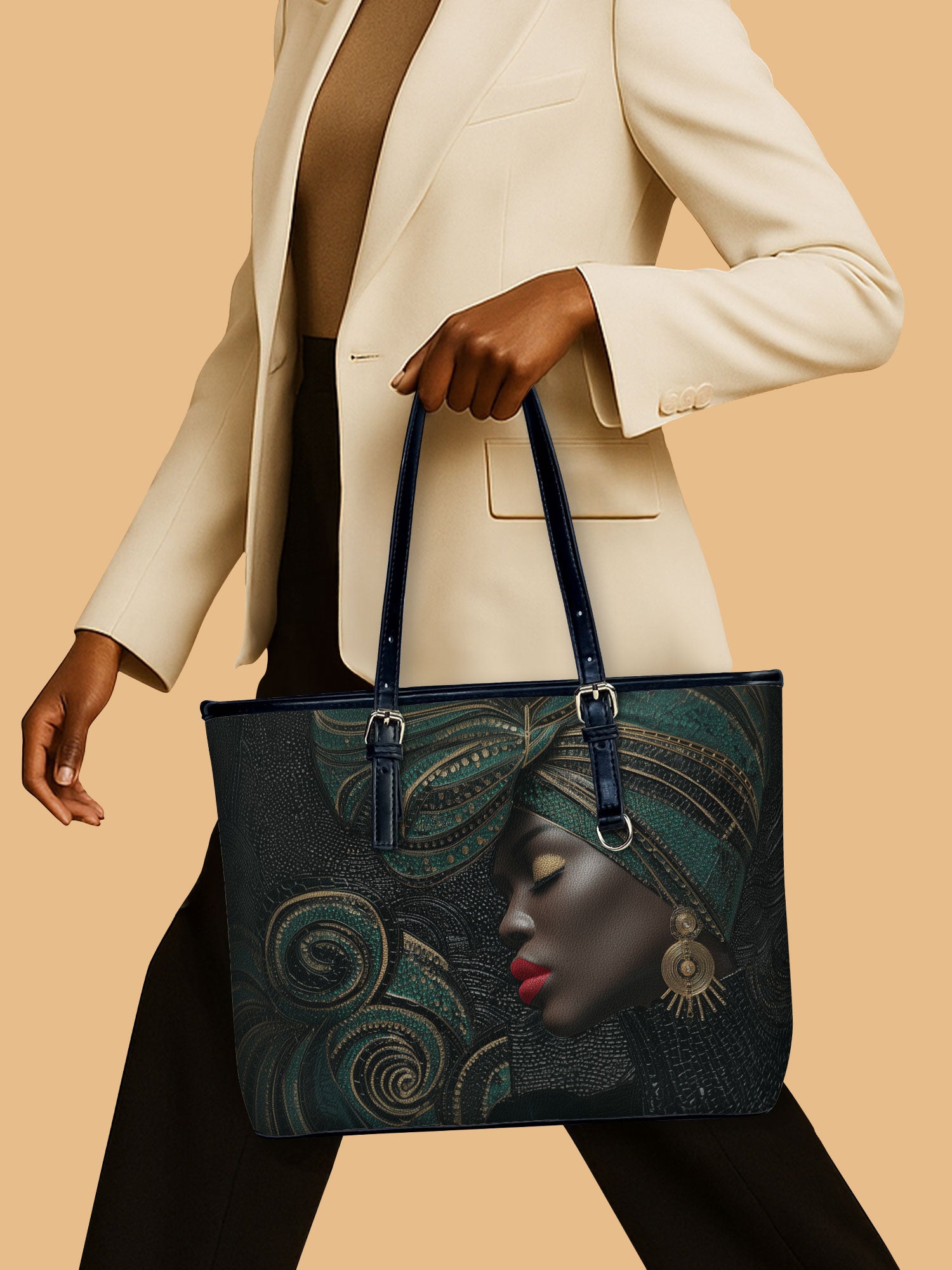 African Origins Leather Bucket Bag QR0XD773