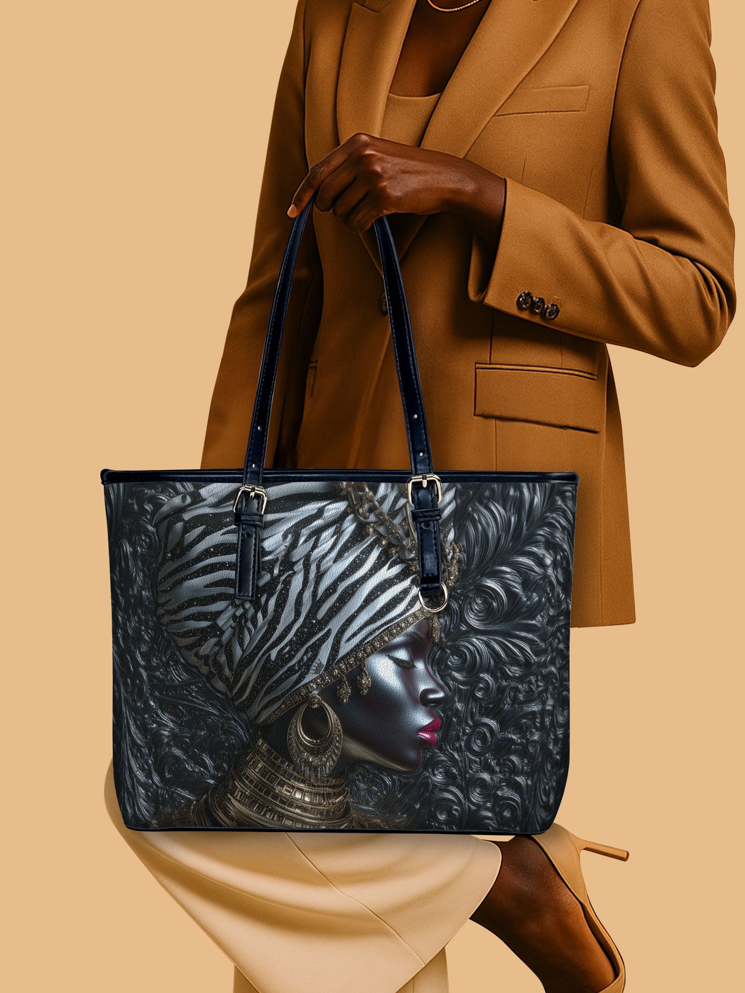 Afri Jewel Leather Bucket Bag QR0XD774