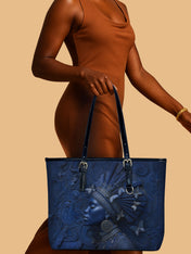 Crowned Soul Leather Bucket Bag QR0XD771