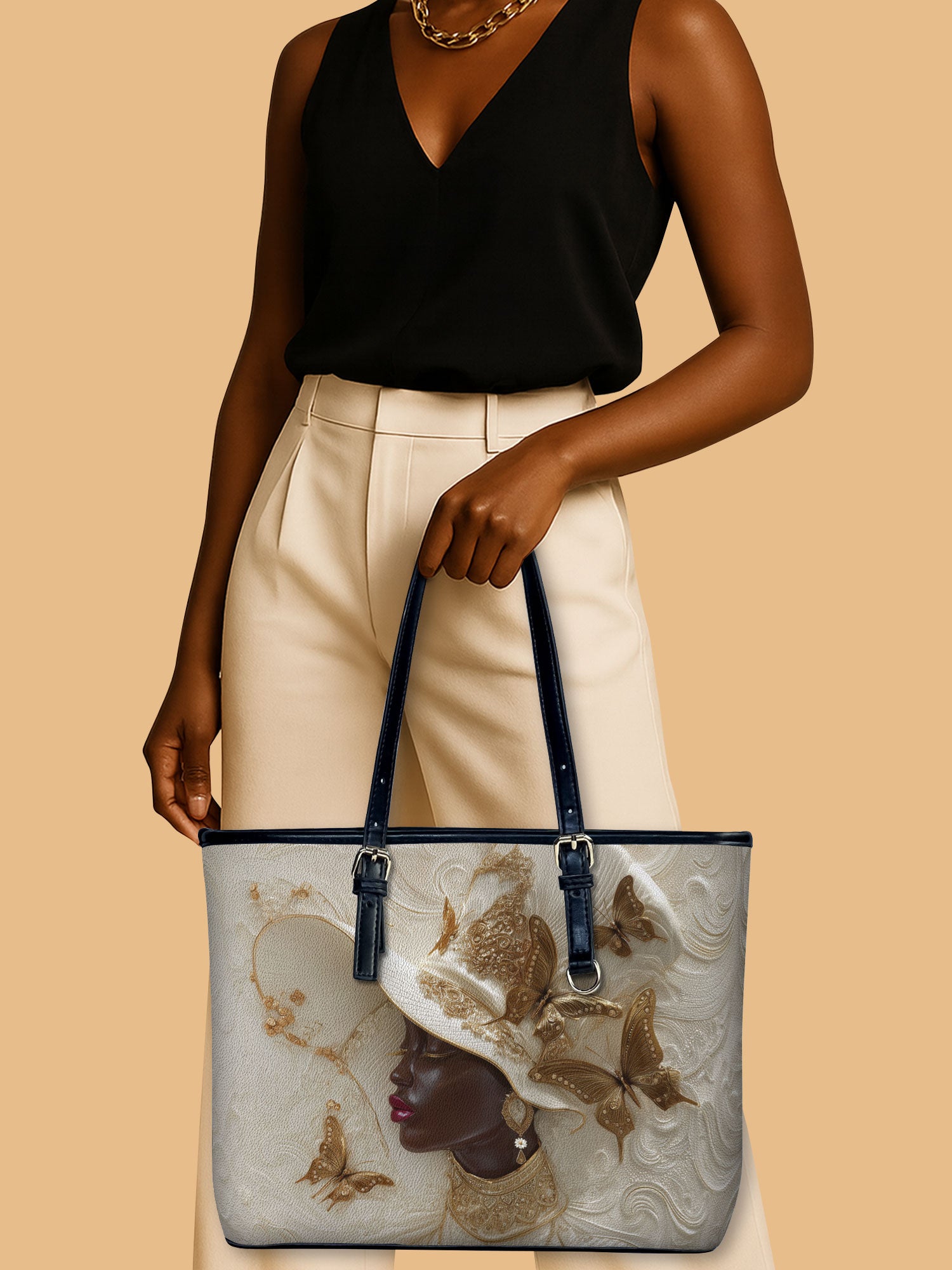 Glorious Grace Leather Bucket Bag QR0XD768