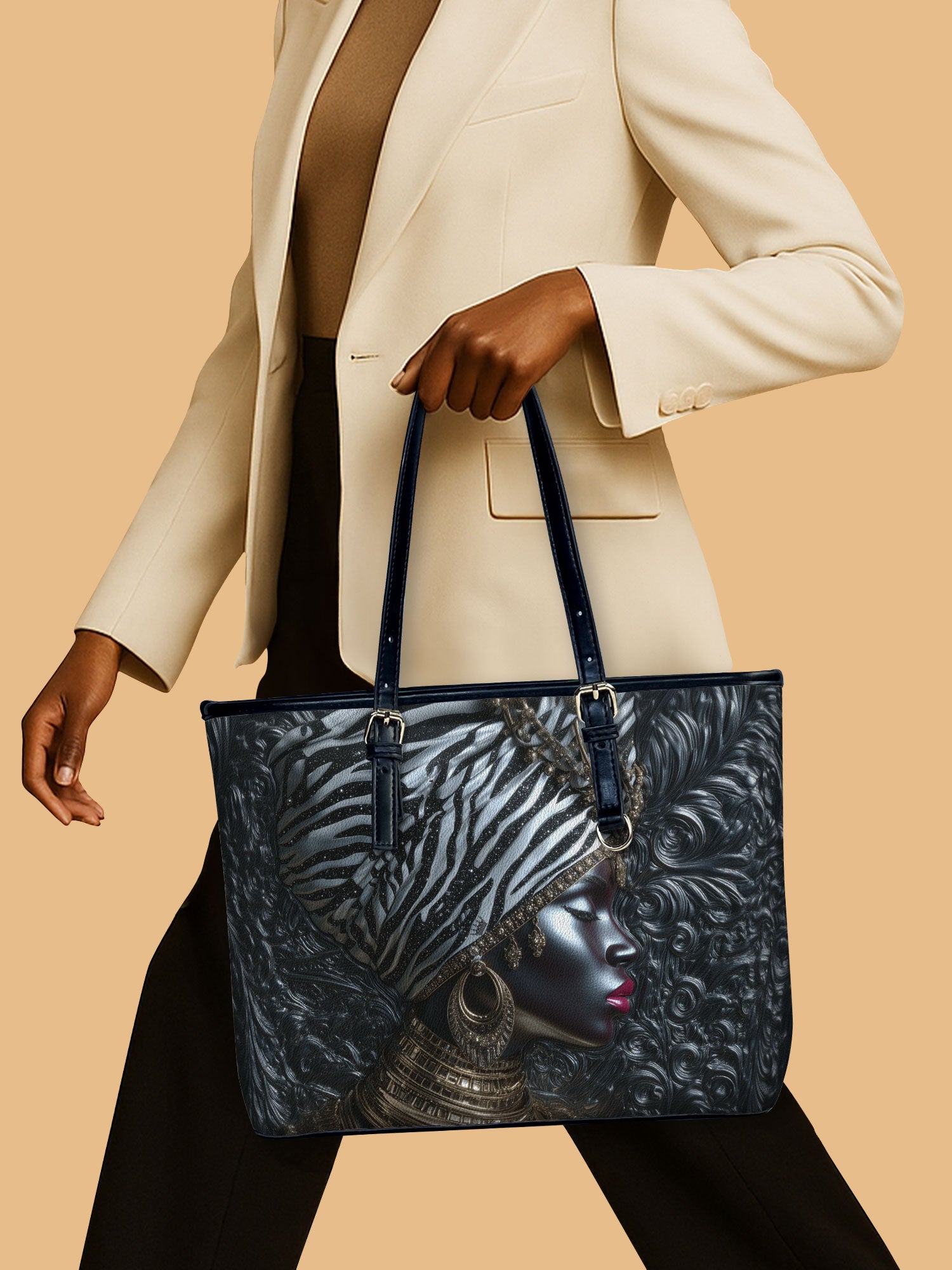 Afri Jewel Leather Bucket Bag QR0XD774