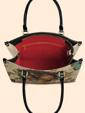 Floral Queen Premium Leather Handbag QR0HH108