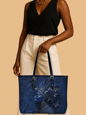 Crowned Soul Leather Bucket Bag QR0XD771