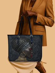 Artistry of Africa Leather Bucket Bag QR0XD777