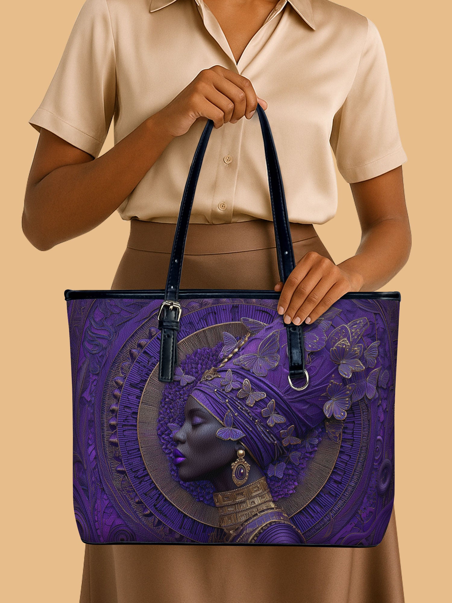 Divine Majesty Leather Bucket Bag QR0XD772