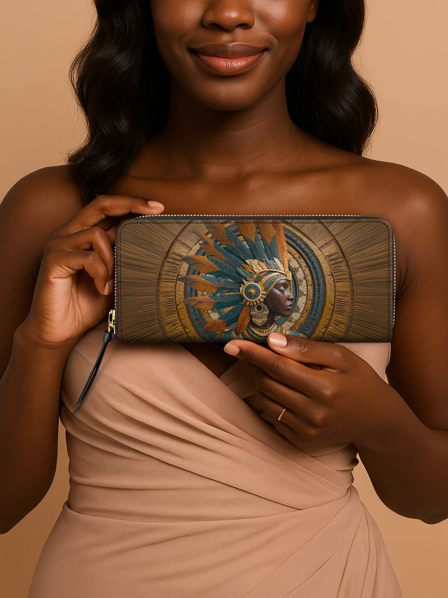 Sacred Grain Slimline Zippy Wallet QR0TD378