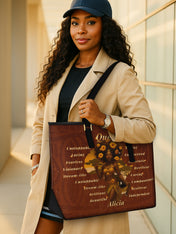 Dancing Queen Sleek Leather Tote
