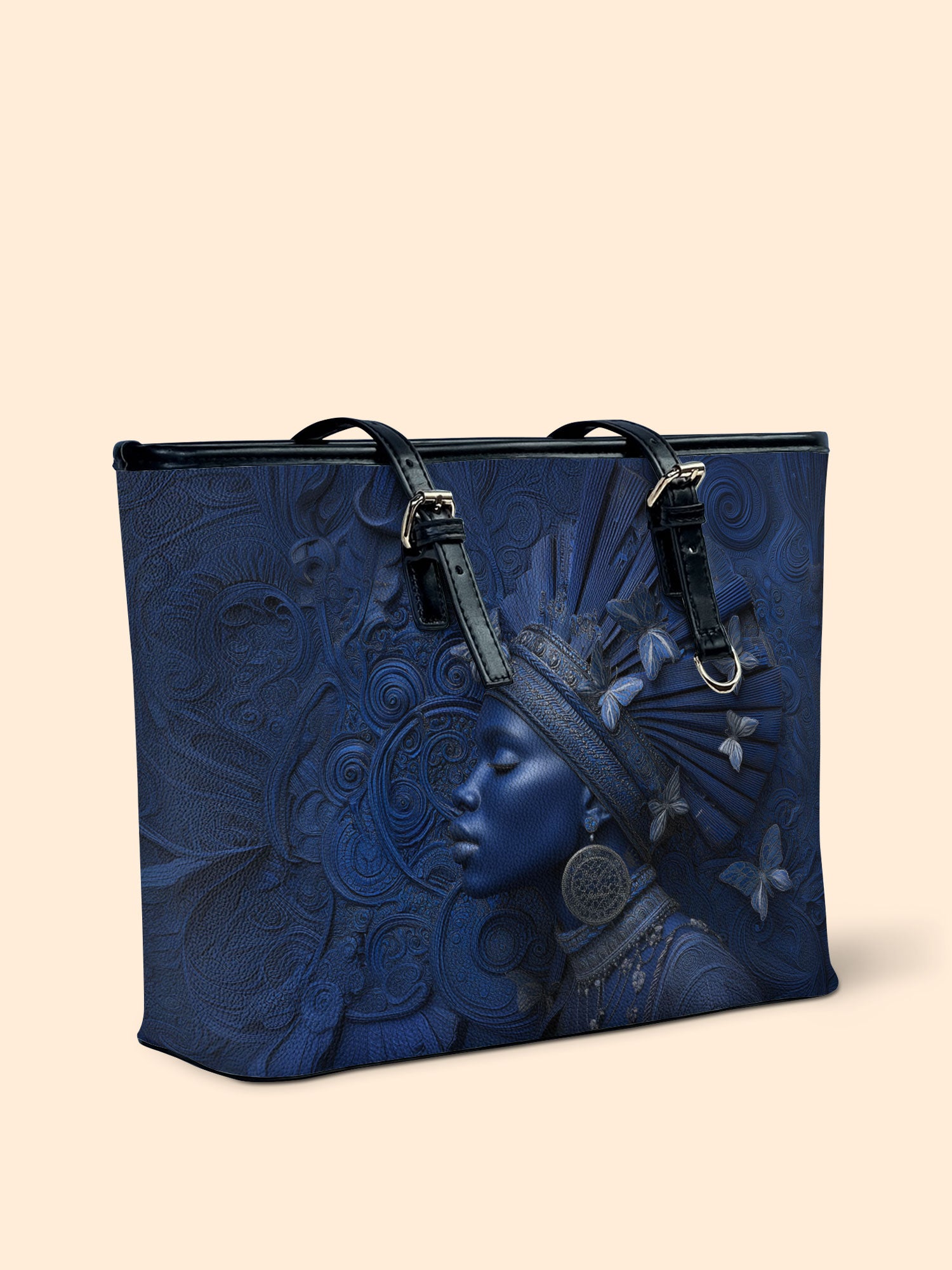 Crowned Soul Leather Bucket Bag QR0XD771