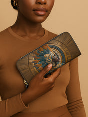 Sacred Grain Slimline Zippy Wallet QR0TD378