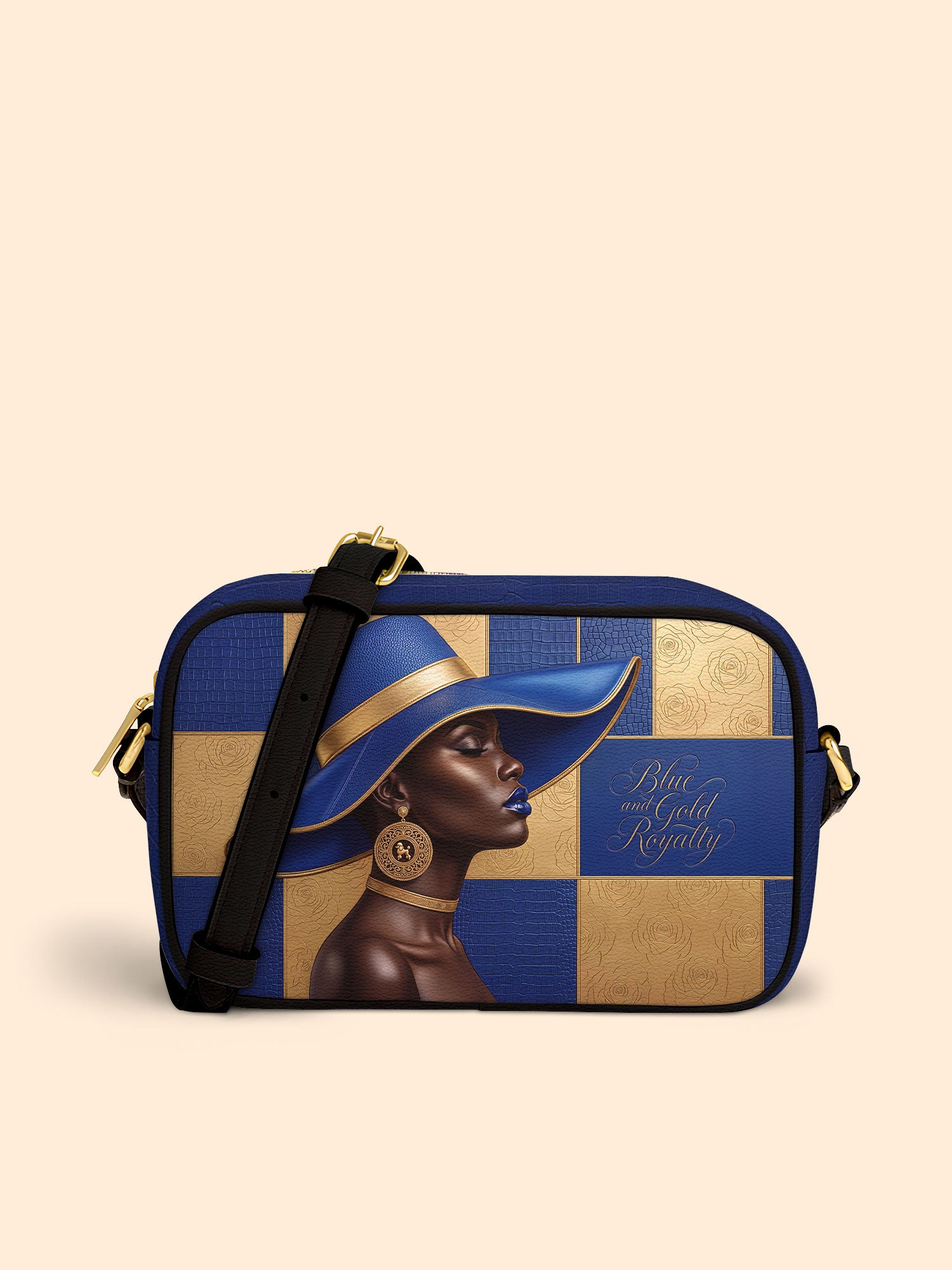 Sapphire Grace Boxy Crossbody Bag QR0HH217