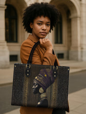 Golden Veil Premium Leather Handbag QR0TV164