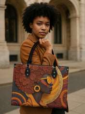 Royal Vision Premium Leather Handbag QR0TD313