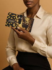 Leaves Woman Tab Closure Wallet