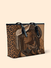 Mahogany Rider Leather Bucket Bag QR0TD502