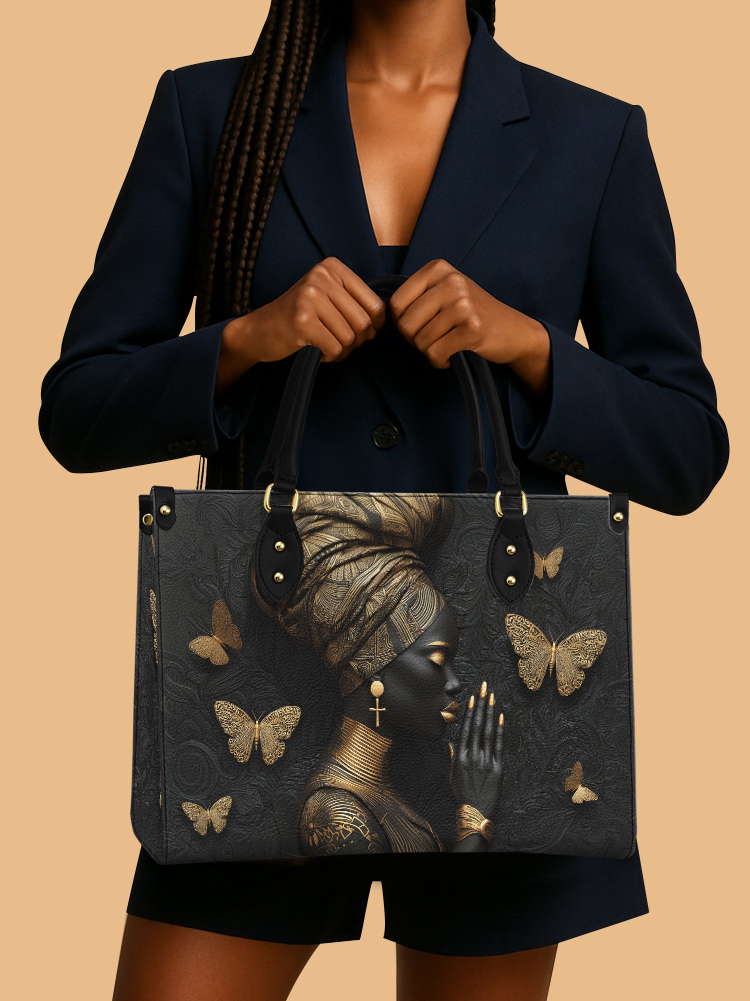 Divine Stillness Premium Leather Handbag QR0TV245