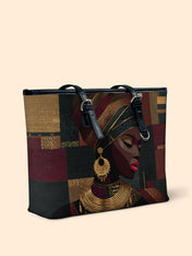 Crimson Majesty Leather Bucket Bag QR0XD778