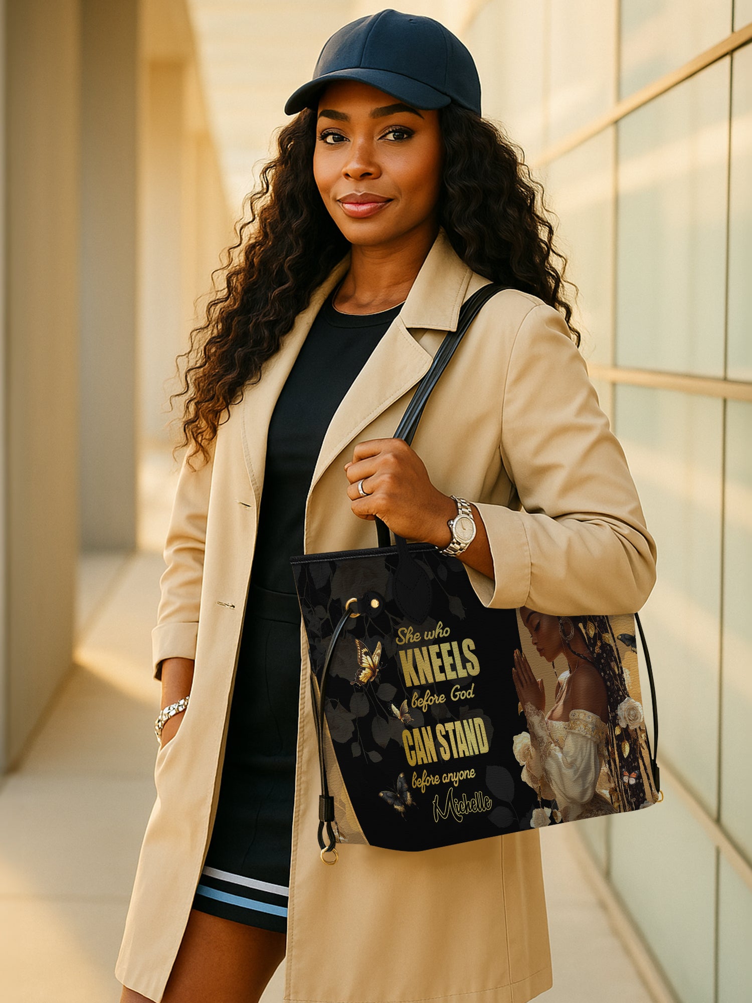 Kneel before God Classic Shopper Tote