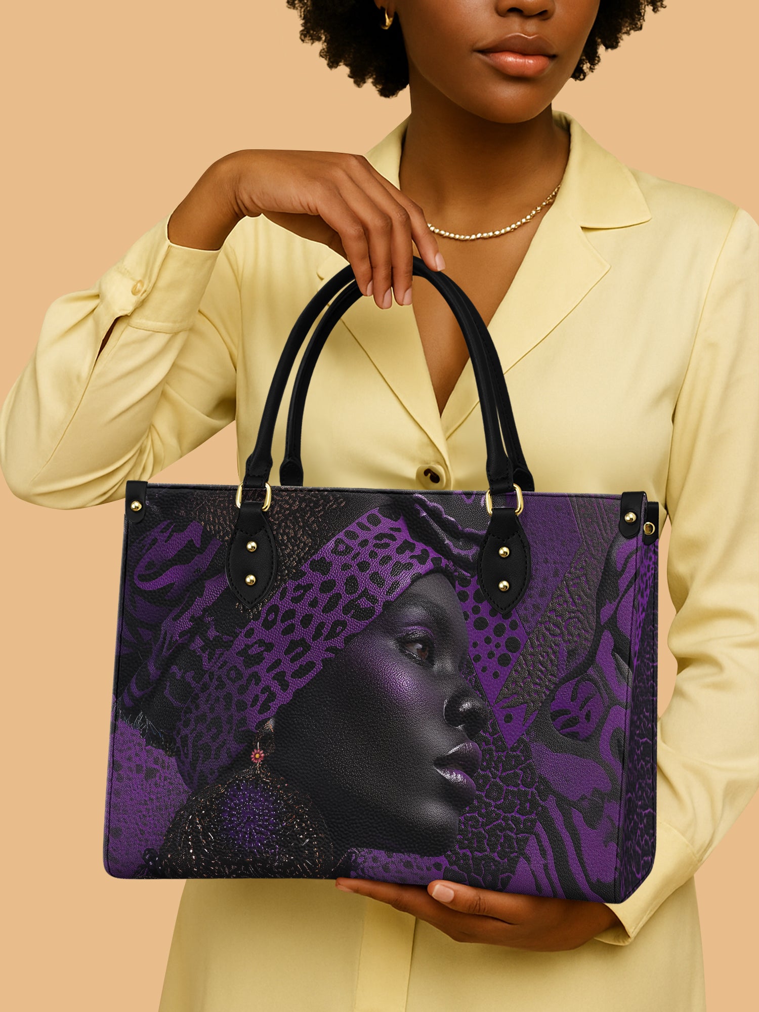 Panther Power Premium Leather Handbag QR0HH100