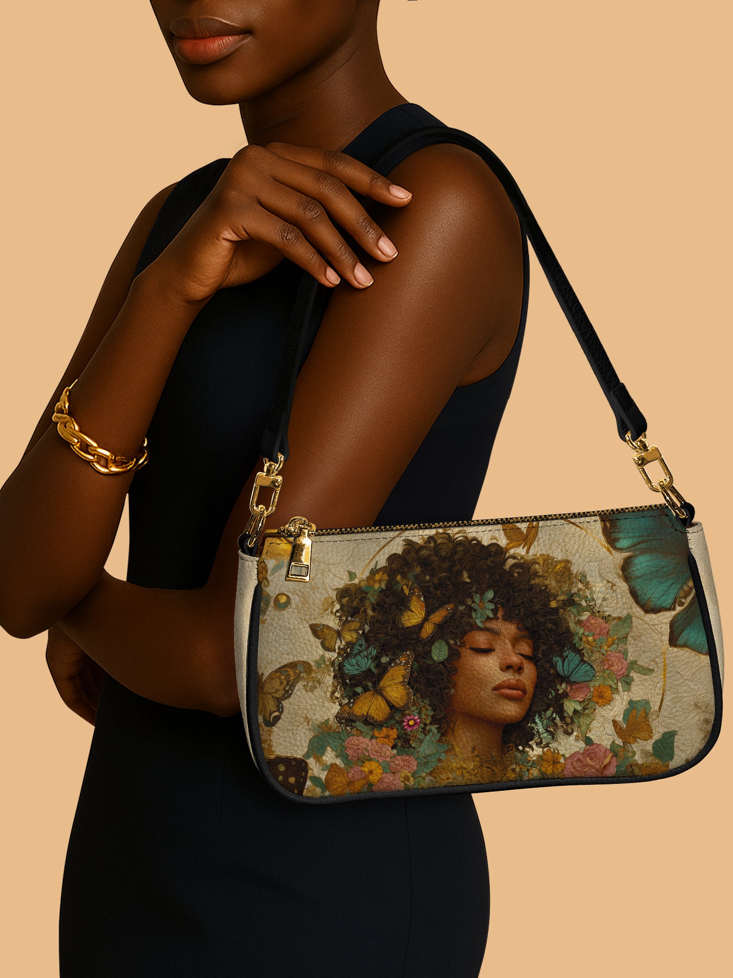 Floral Queen Classic Zip Pochette QR0HH113