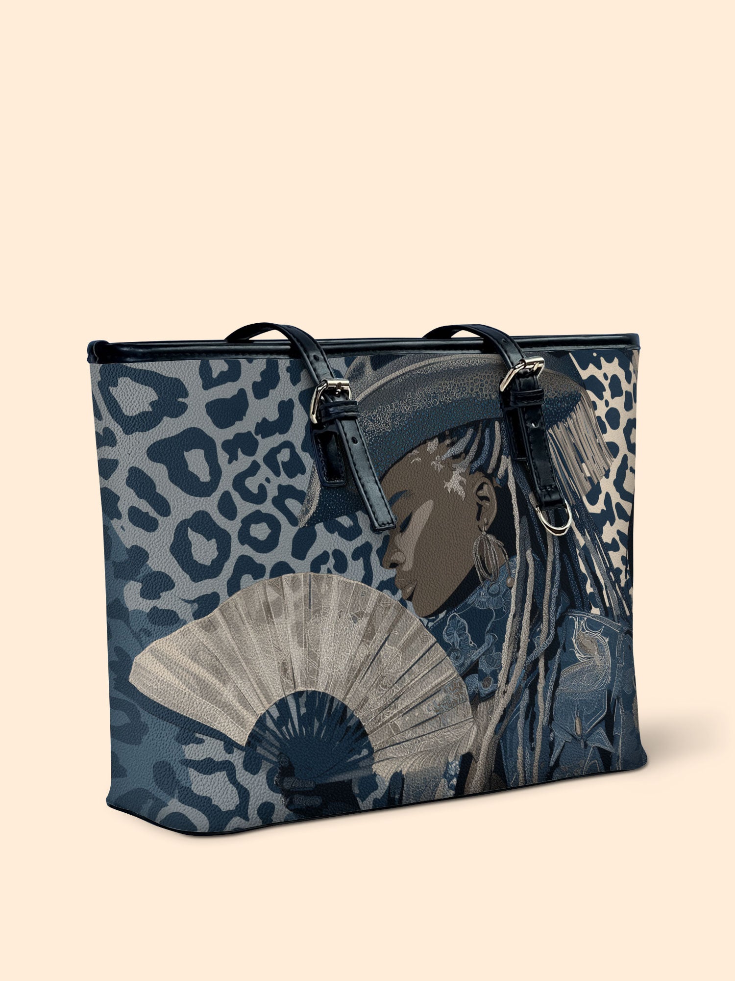 Black Canyon Queen Leather Bucket Bag QR0TD493