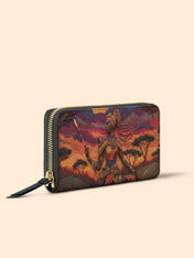 African Warrior Slimline Zippy Wallet QR0HH069