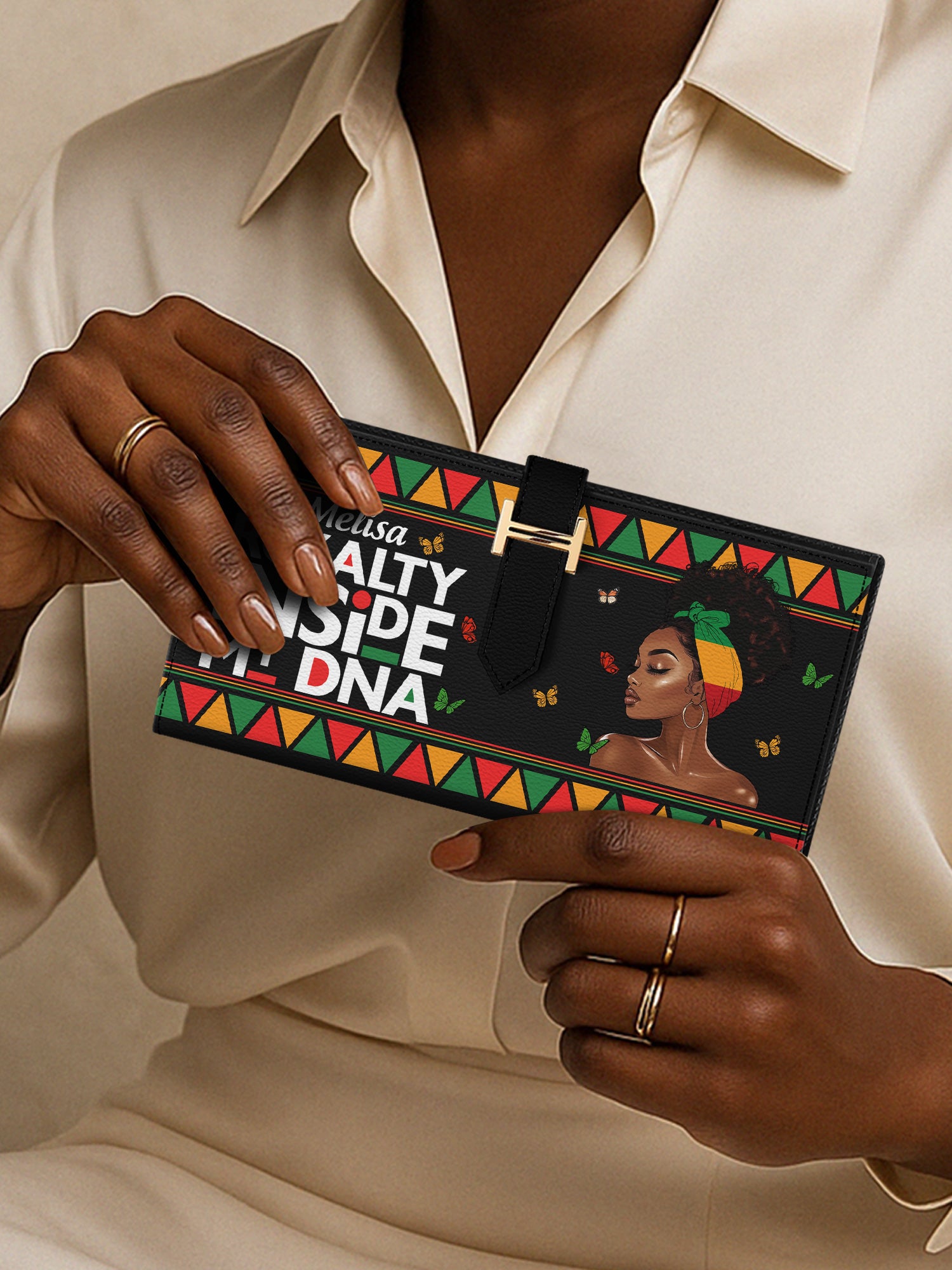 Royalty DNA Tab Closure Wallet