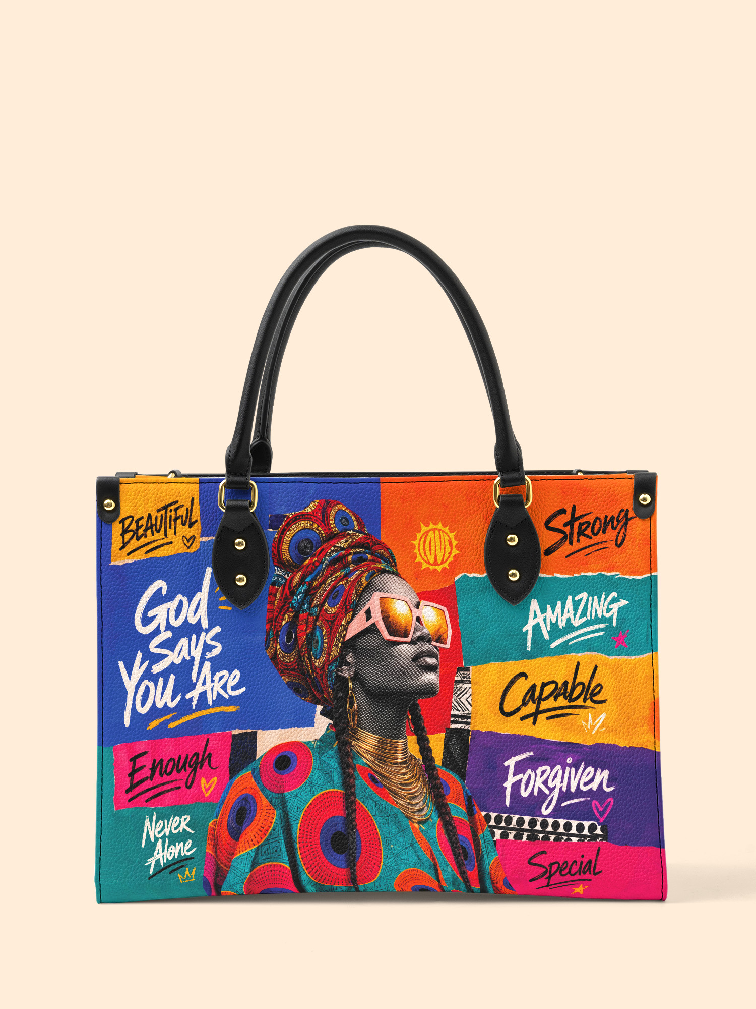 Boldly Blessed Premium Leather Handbag QR0TV275