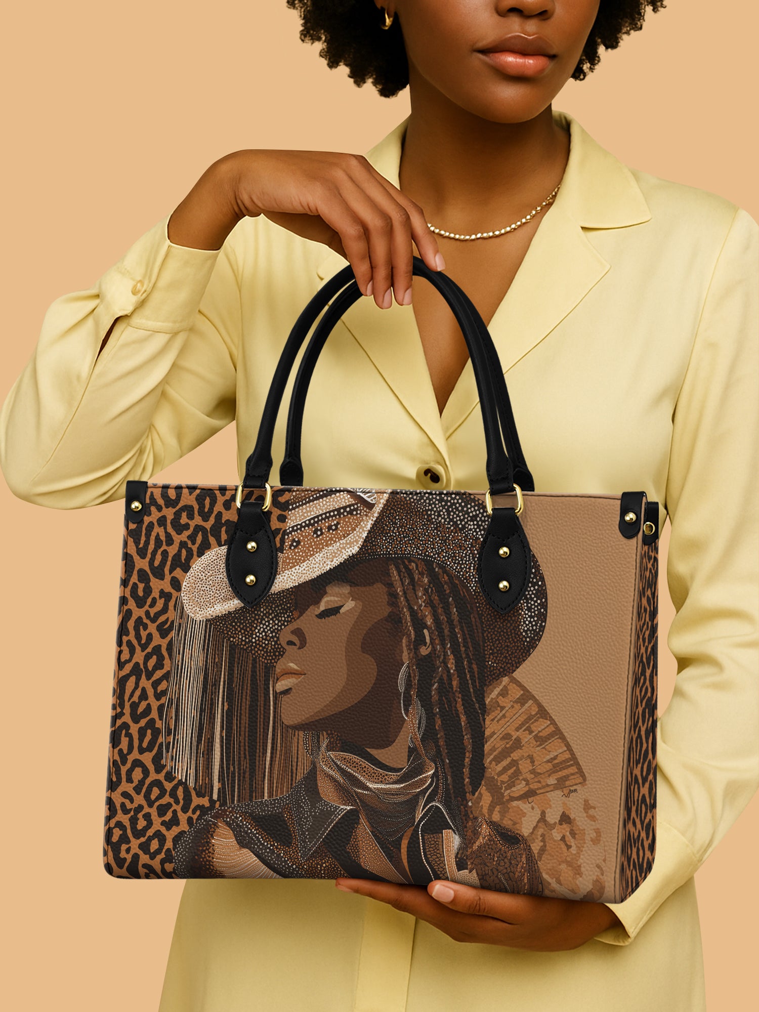 Mahogany Rider Premium Leather Handbag QR0TD503