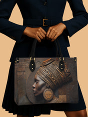 Bronze Serenity Premium Leather Handbag QR0TV078