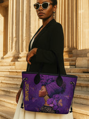 Empress Purple Classic Shopper Tote
