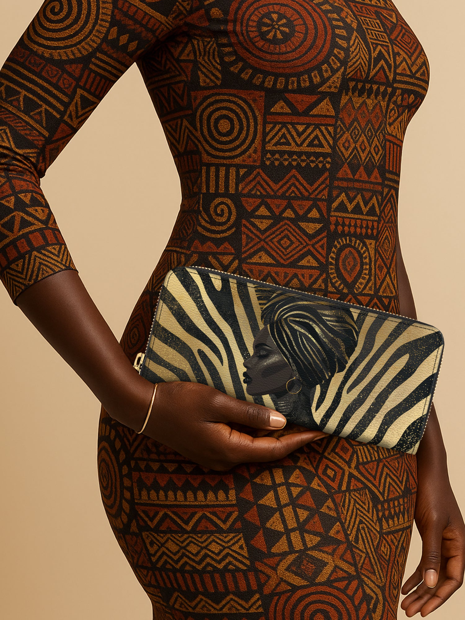 Ebony Grace Slimline Zippy Wallet QR0TV228