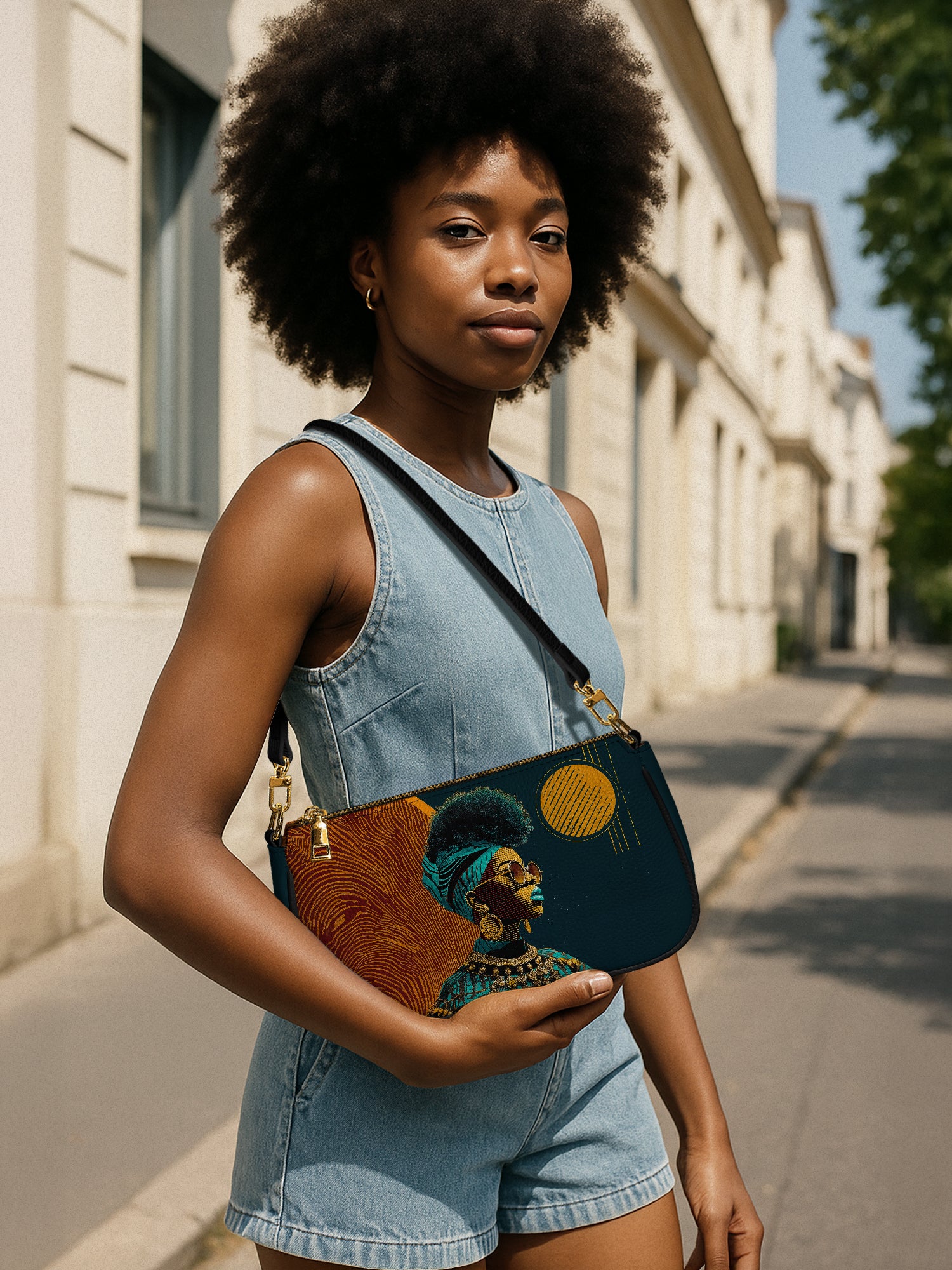 Unapologetically Black Classic Zip Pochette QR0XD130