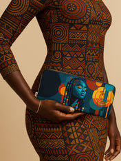 Echo Of Tribe Slimline Zippy Wallet QR0TV184