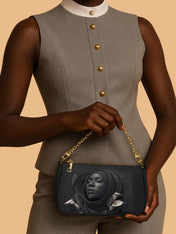 Obsidian Bloom Classic Zip Pochette QR0TD217