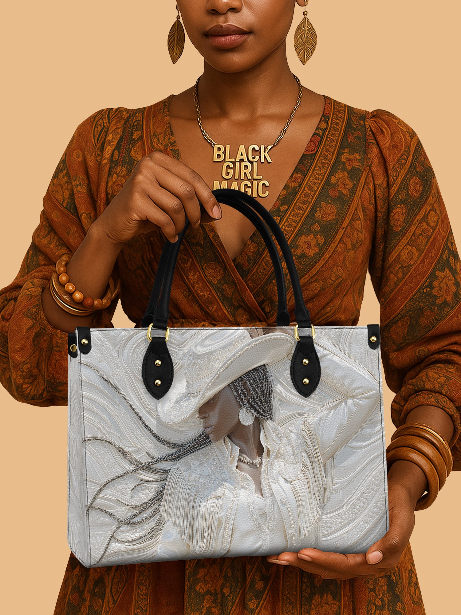 Midnight Rodeo Premium Leather Handbag QR0TD453