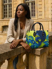 Bold Horizon Premium Leather Handbag QR0TD302