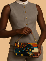 Ebony Horizon Classic Zip Pochette QR0TV180