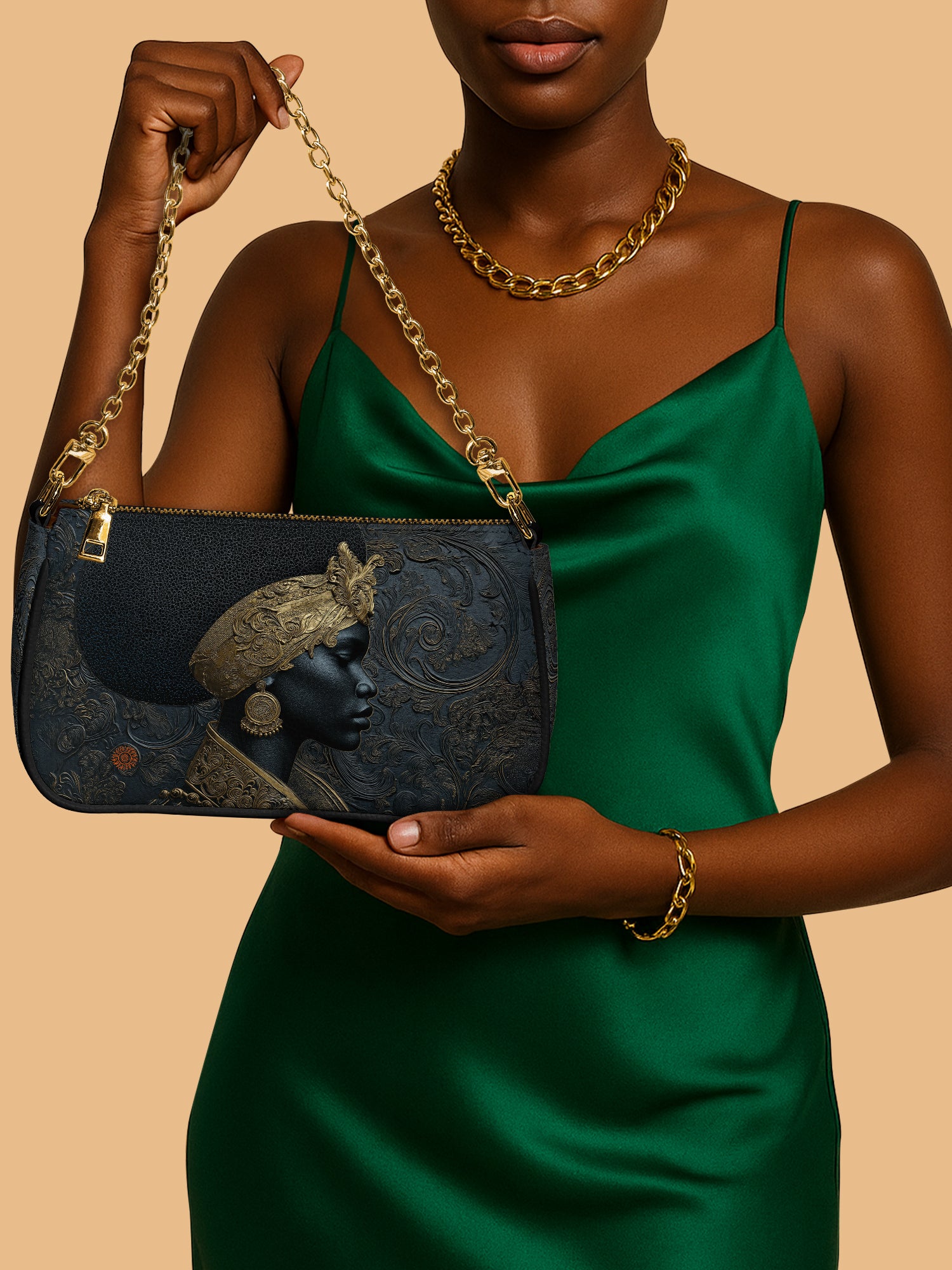 Ebony Sovereign Classic Zip Pochette QR0XD131