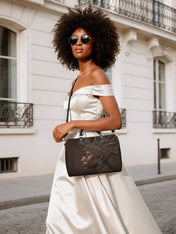 Back To Africa V1 Leather Boston Bag QR0XD730