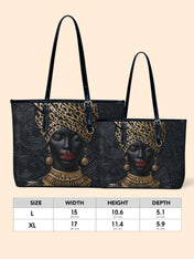 Golden Majesty Leather Bucket Bag QR0XD732