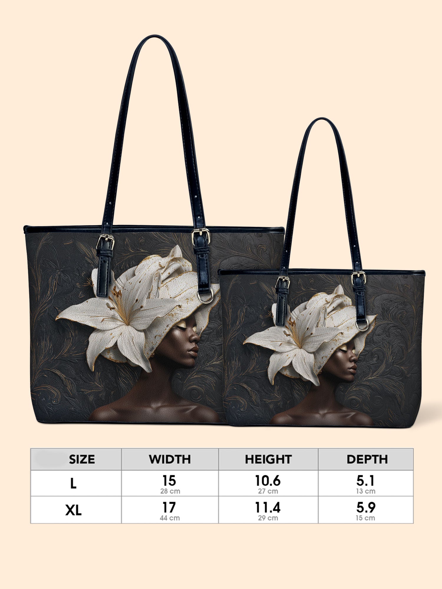 Lily Crown Leather Bucket Bag QR0TV194