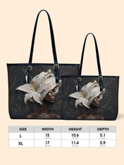 Lily Crown Leather Bucket Bag QR0TV194