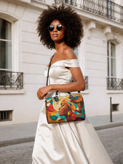 Sunwoven Leather Boston Bag QR0TV044
