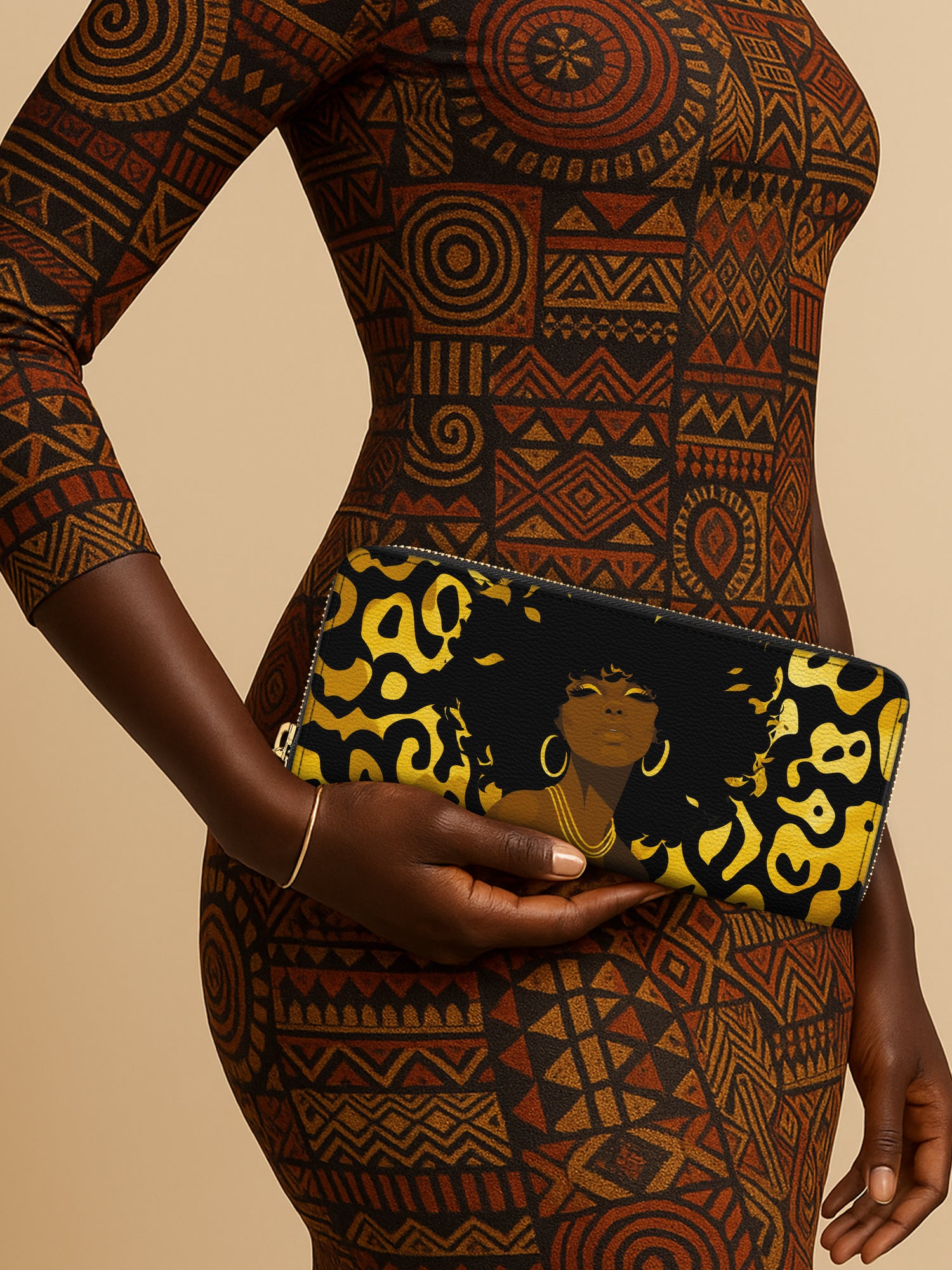 Golden Spirit Slimline Zippy Wallet QR0TV231