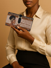 Strong Black Woman Tab Closure Wallet