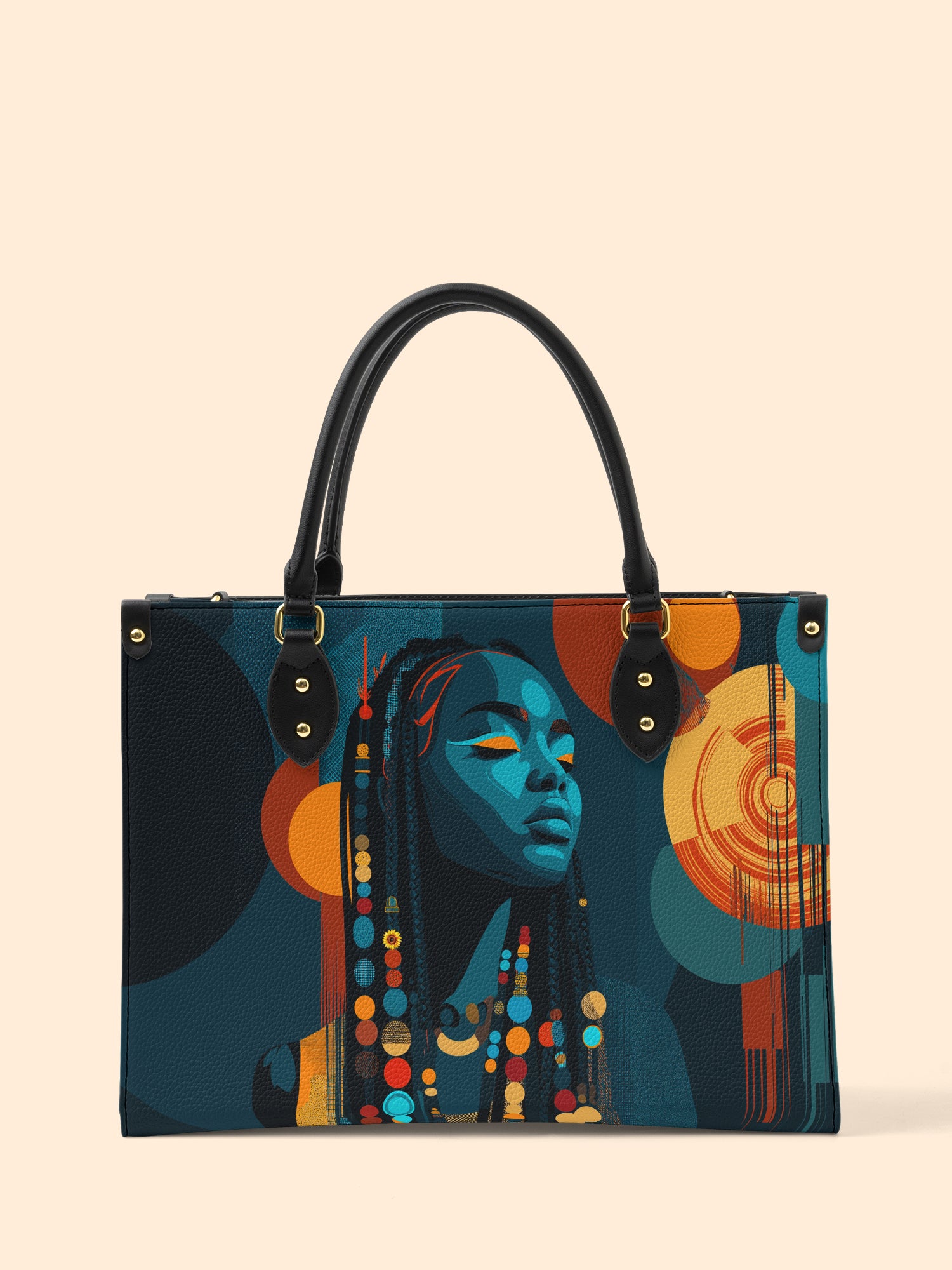 Echo Of Tribe Premium Leather Handbag QR0TV182