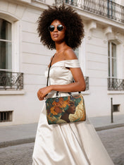 Blossom Divinity Leather Boston Bag QR0HH070
