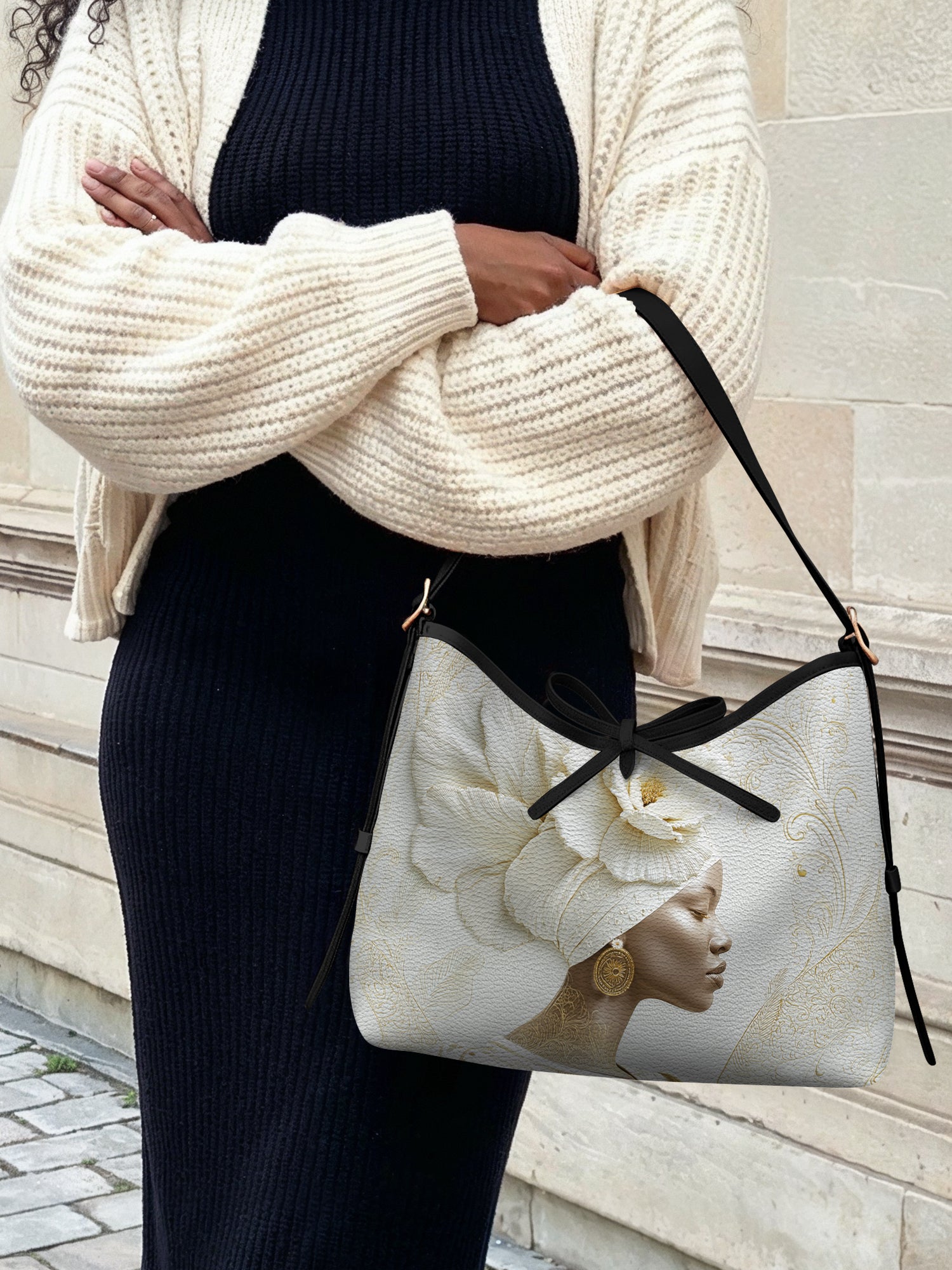 Luminous Bloom Bowline Hobo Bag QR0TV121