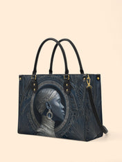 Midnight Sovereign Portrait Premium Leather Handbag QR0HH121