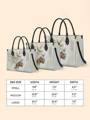 Luminous Bloom Premium Leather Handbag